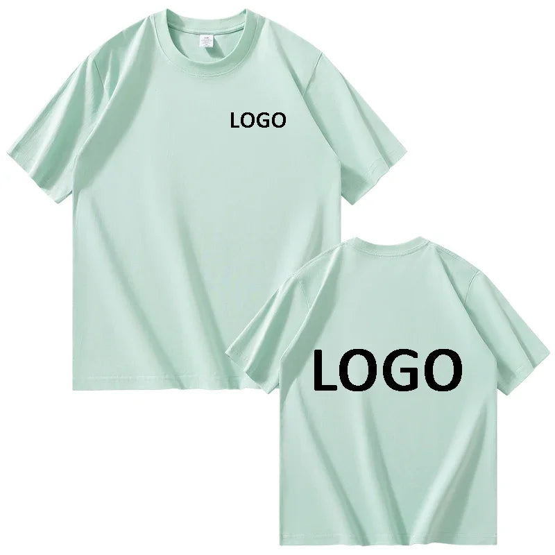 Customized Cotton Printed T-shirts Men Fashion Short Sleeve Tshirt Women Personality Casual Streetwear Tee Tops Camiseta - Tasawoq