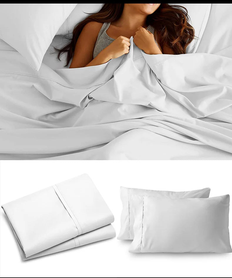 1Piece Envelope Pillowcase for Sleeping Soft Pillow Cover for Bed, Muti Size Standard/Queen/King/Body - Tasawoq