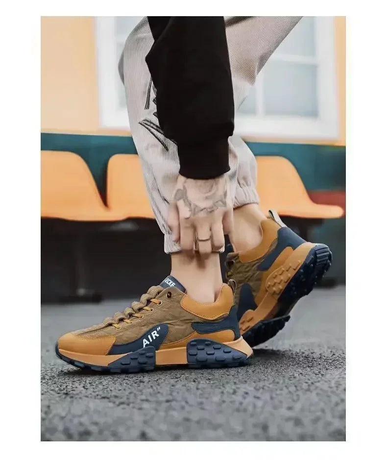 Men Shoes Platform Male Sneakers 2025 New Vulcanized Shoes for Men Casual Running Shoes Large Size 45 46 Hot Sapatos Masculinos - Tasawoq