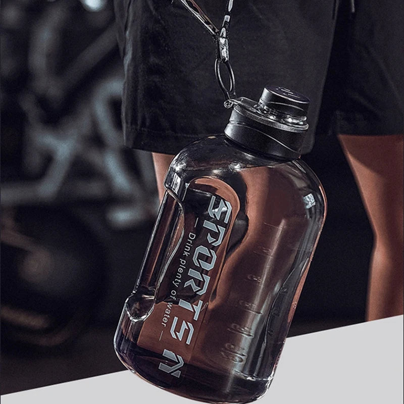 1.7L/2.7L Sports Water Bottle Gym Cycling Cup Portable Large Capacity Water Bottle For Fitness Camping Men Water Kettle - Tasawoq