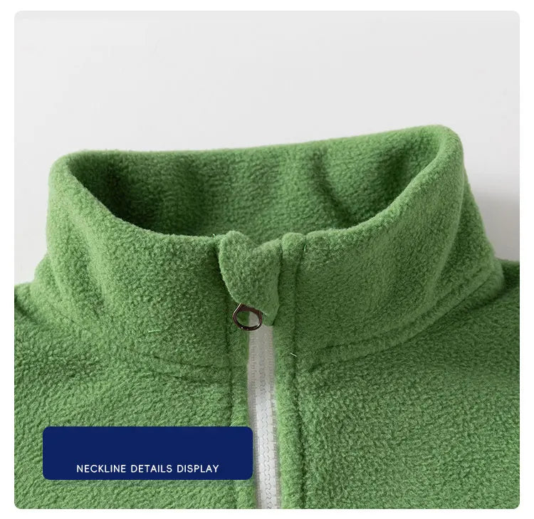 Children's Clothing Autumn Winter Fleece Thicken Warm Outwear Cute Cardigan Jackets Coats for Kids Coats Jackets for Boys - Tasawoq