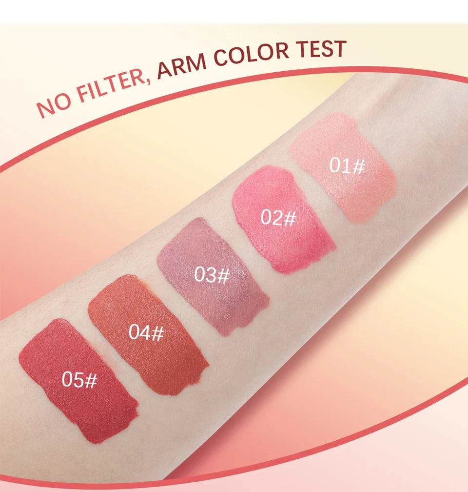 Blush Liquid Blusher Real Makeup Blush Matte Palette Blusher Cosmetics Products Liquid Cream Stick Pink Face raremakeup Beauty - Tasawoq