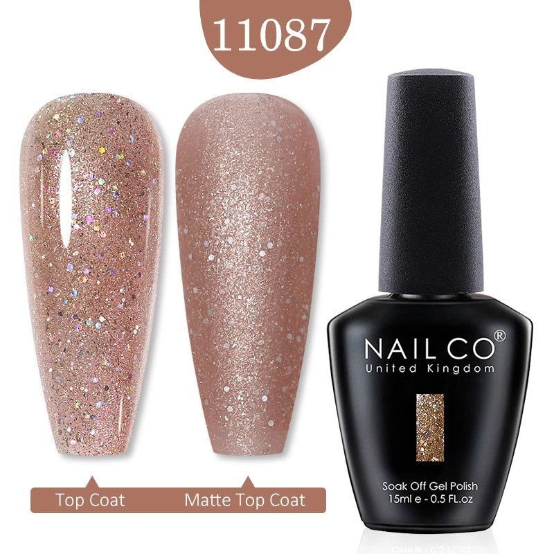 NAILCO Red Colors Series 15ML Nail Gel Polish Nail Supplies Semi Permanent For Nail Art Manicure Soak Off LED UV Hybrid Varnish - Tasawoq