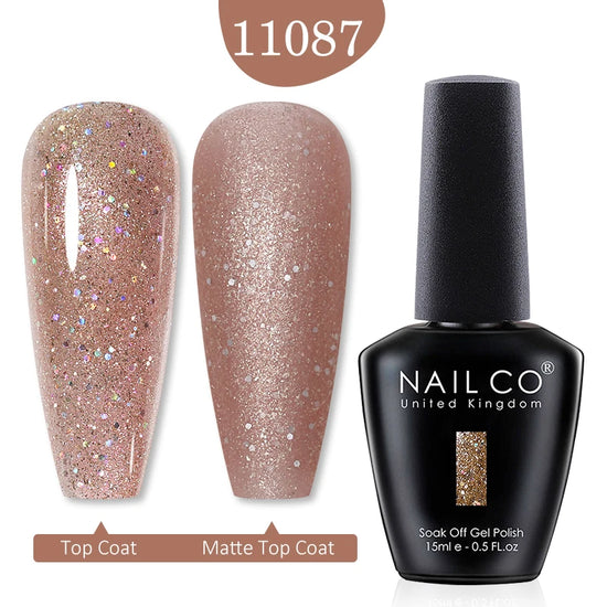 NAILCO Red Colors Series 15ML Nail Gel Polish Nail Supplies Semi Permanent For Nail Art Manicure Soak Off LED UV Hybrid Varnish - Tasawoq