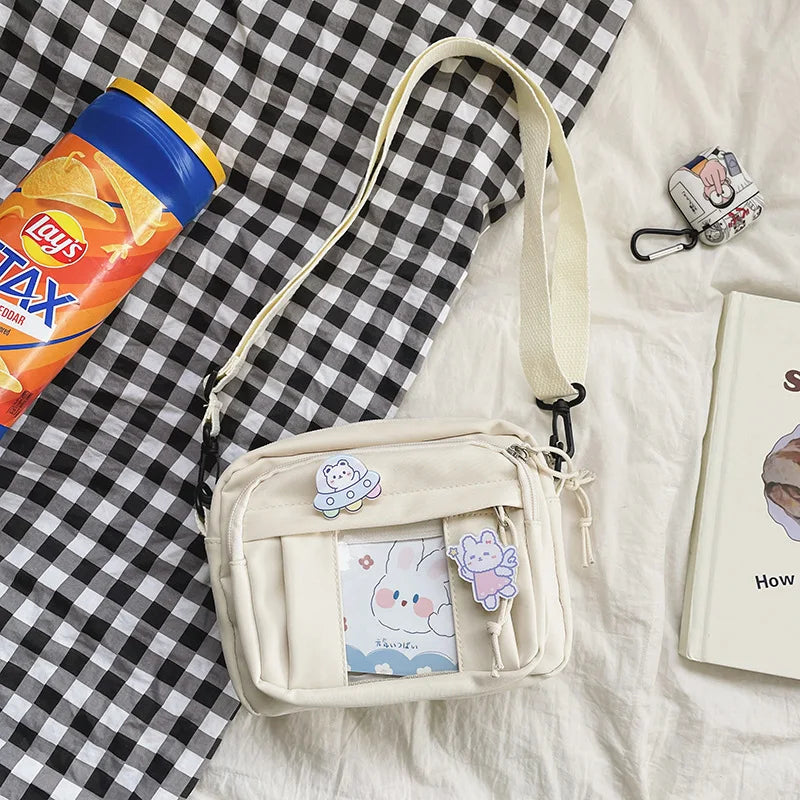 New Kawaii Bag Girls 2025 New JK Transparent Bag Small Crossbody Bag For Women Purses and Handbags Shoulder Bag Itabag Bolso - Tasawoq