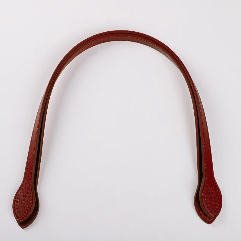 2Pcs 60cm PU Leather Bag Handle Shoulder Bag Strap Replacement Handbag Belt Straps DIY For DIY Women Handmade Bag Accessories - Tasawoq
