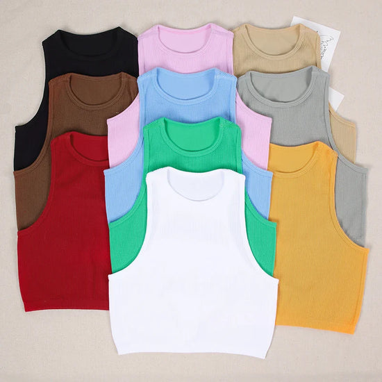 Summer Seamless Push Up Y2k tops Beautiful Sport Sexy Tank Top Mallas Casual Woman Corset Top - Tasawoq