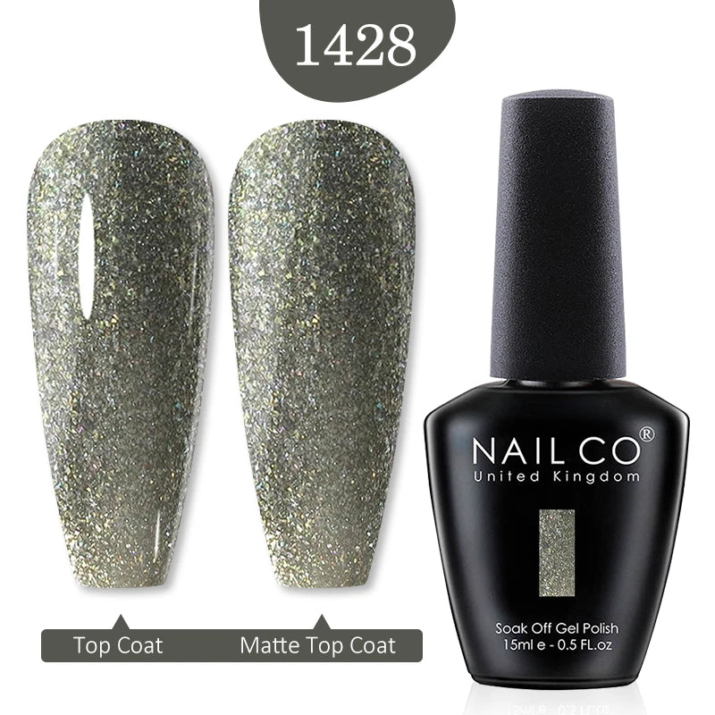 NAILCO Red Colors Series 15ML Nail Gel Polish Nail Supplies Semi Permanent For Nail Art Manicure Soak Off LED UV Hybrid Varnish - Tasawoq