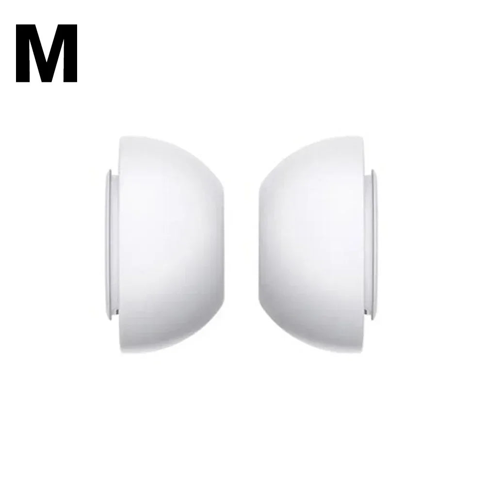 Replacement Eartips For AirPods Pro 1st 2nd Ear Tips Buds Silicone Rubber Eartips Earbuds Cap Gel Accessories XS/S/M/L White - Tasawoq