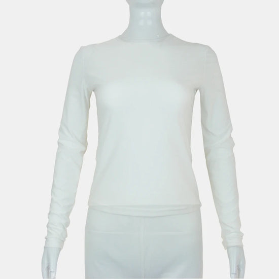 Woman Clothing Long Sleeve T-shirt Slim Fit Tops Female O-Neck Knitted Close-fitting Tee Shirt Street Wear 2024 New 2408 - Tasawoq