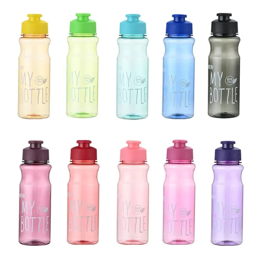 Gift Plastic Water Bottle Large Capacity Sports Kettle Wholesale Transparent Cold Water Cup Outdoor Portable 650ml