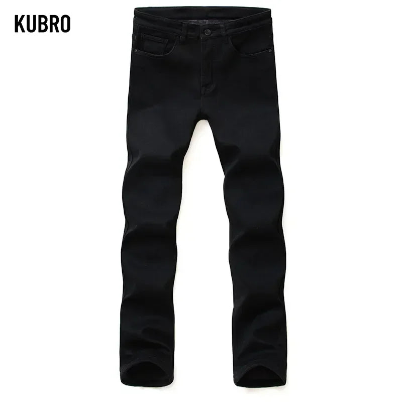 Men Classic Advanced Fashion Brand Jeans Jean Homme Man Soft Stretch Black Biker Masculino Denim Trousers Mens Pants Overalls - Tasawoq