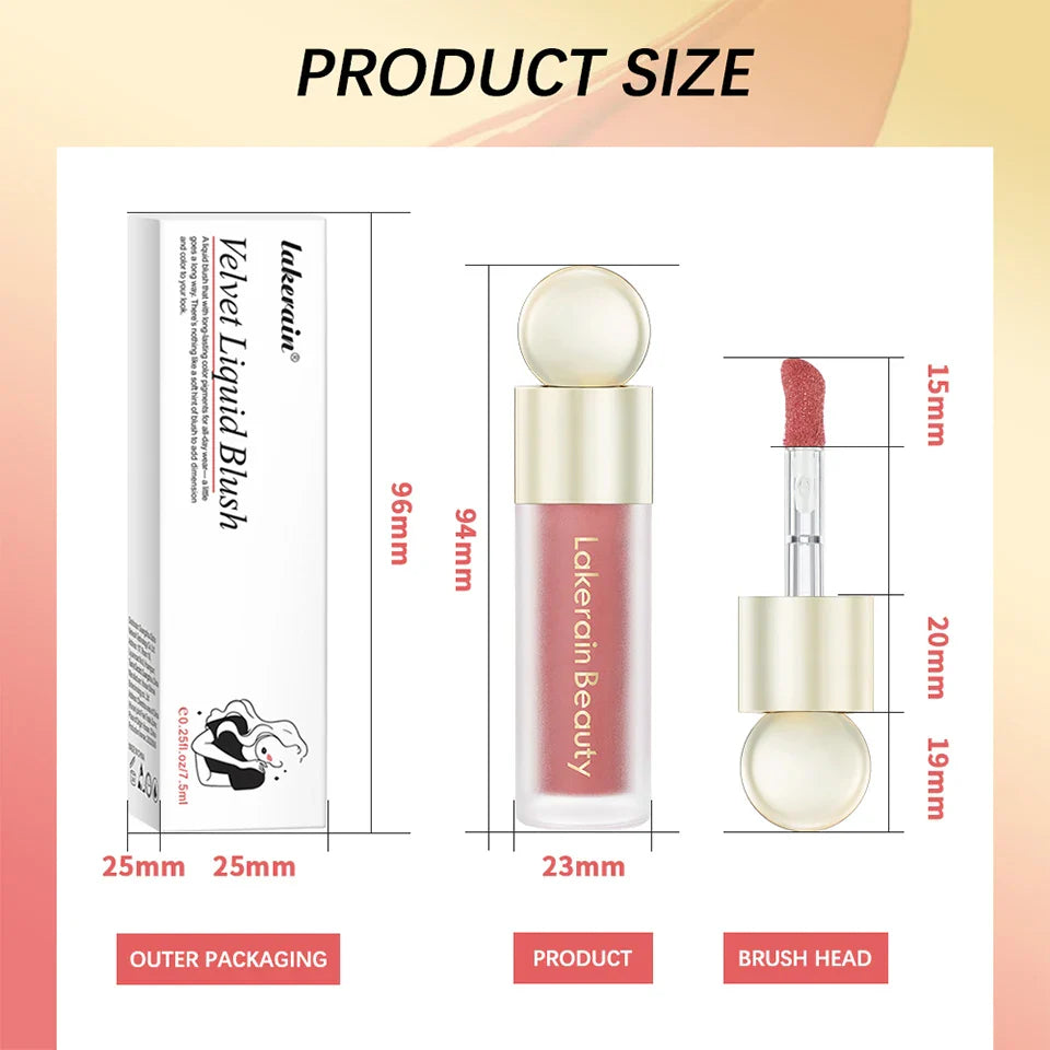 Blush Liquid Blusher Real Makeup Blush Matte Palette Blusher Cosmetics Products Liquid Cream Stick Pink Face raremakeup Beauty - Tasawoq