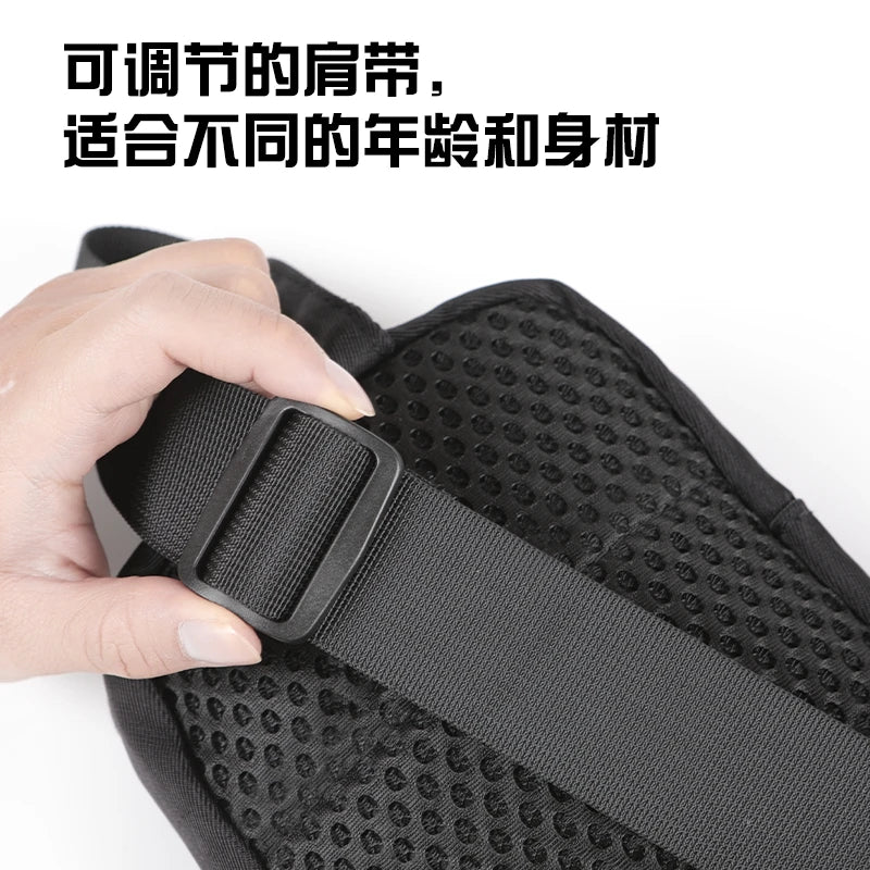 Casual single-shoulder crossbody mini chest bag for men and women, perfect for carrying a phone while running, jogging, or worki - Tasawoq
