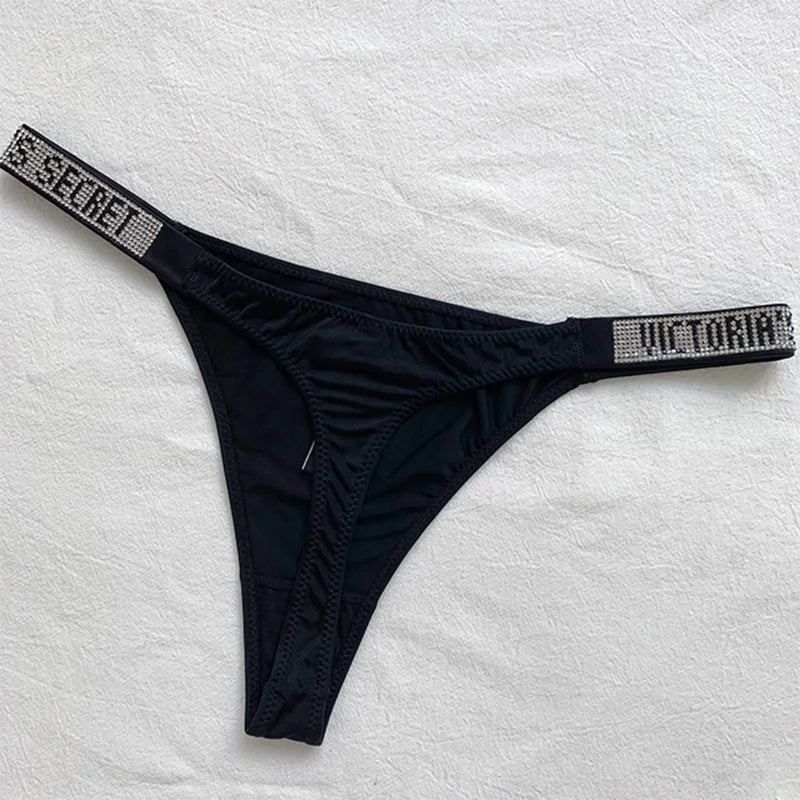 2024 New Women'S Underwear, Smooth Low-Waisted Sexy Women'S Thong, Attractive, Breathable, Shiny, Sexy And Comfortable In One - Tasawoq