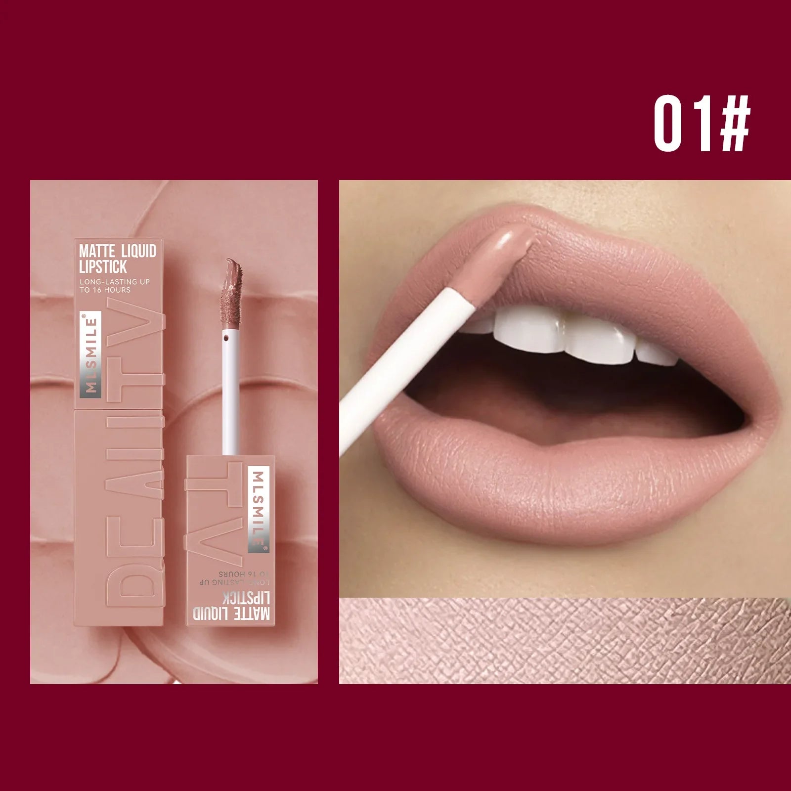 Matte Ink Liquid Lipstick Long Lasting Velvet Nude Lip Gloss Non-stick Cup Waterproof Lips Tint Waterproof Make Up - Tasawoq