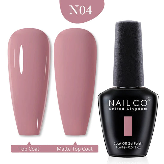 NAILCO Red Colors Series 15ML Nail Gel Polish Nail Supplies Semi Permanent For Nail Art Manicure Soak Off LED UV Hybrid Varnish - Tasawoq