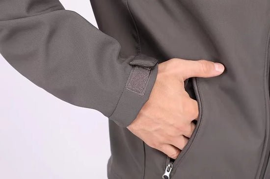 Men's Autumn Winter SoftShell Fleece Waterproof Jackets Male Hood Coats Fishing Hiking Camping Climbing Skiing Pants Trousers - Tasawoq