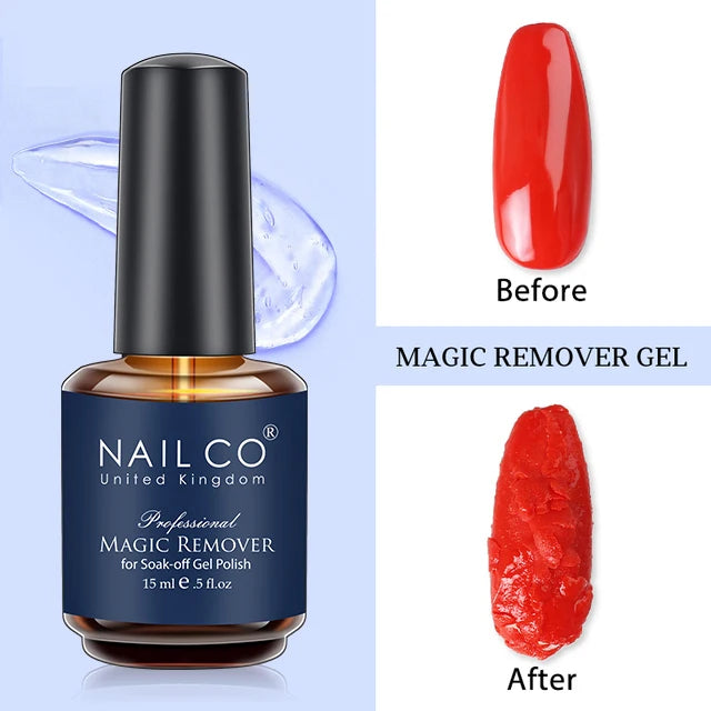 NAILCO 15ml Fresh Series Gel Nail Polish Design UV&LED Nail Gel Spring Summer Color Vernis Nail Art Glitter All For Manicure Set - Tasawoq