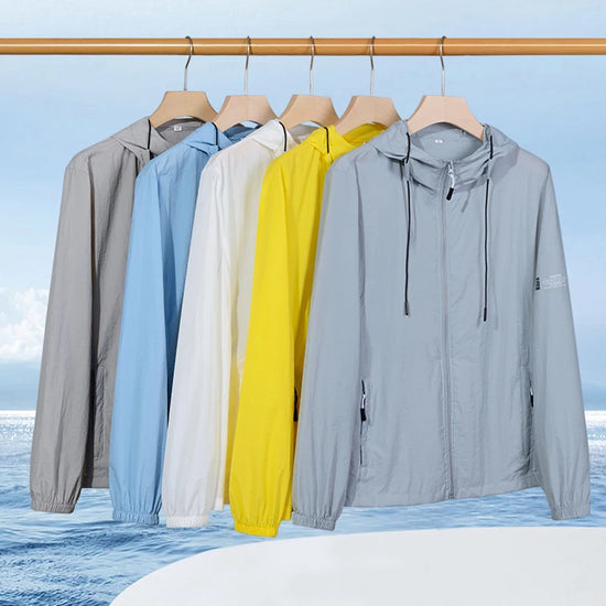 2025 Summer Hooded Jacket Men Women Sun Protection Clothing Fishing Hunting Clothes Quick Dry Skin Windbreaker - Tasawoq