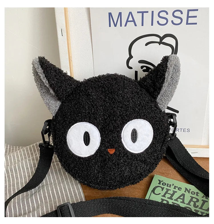 Japanese Style Kawaii Bag Women Cartoon Plush Shoulder Bag for Women New Crossbody Bag Small Phone Purse Bolsa Feminina - Tasawoq