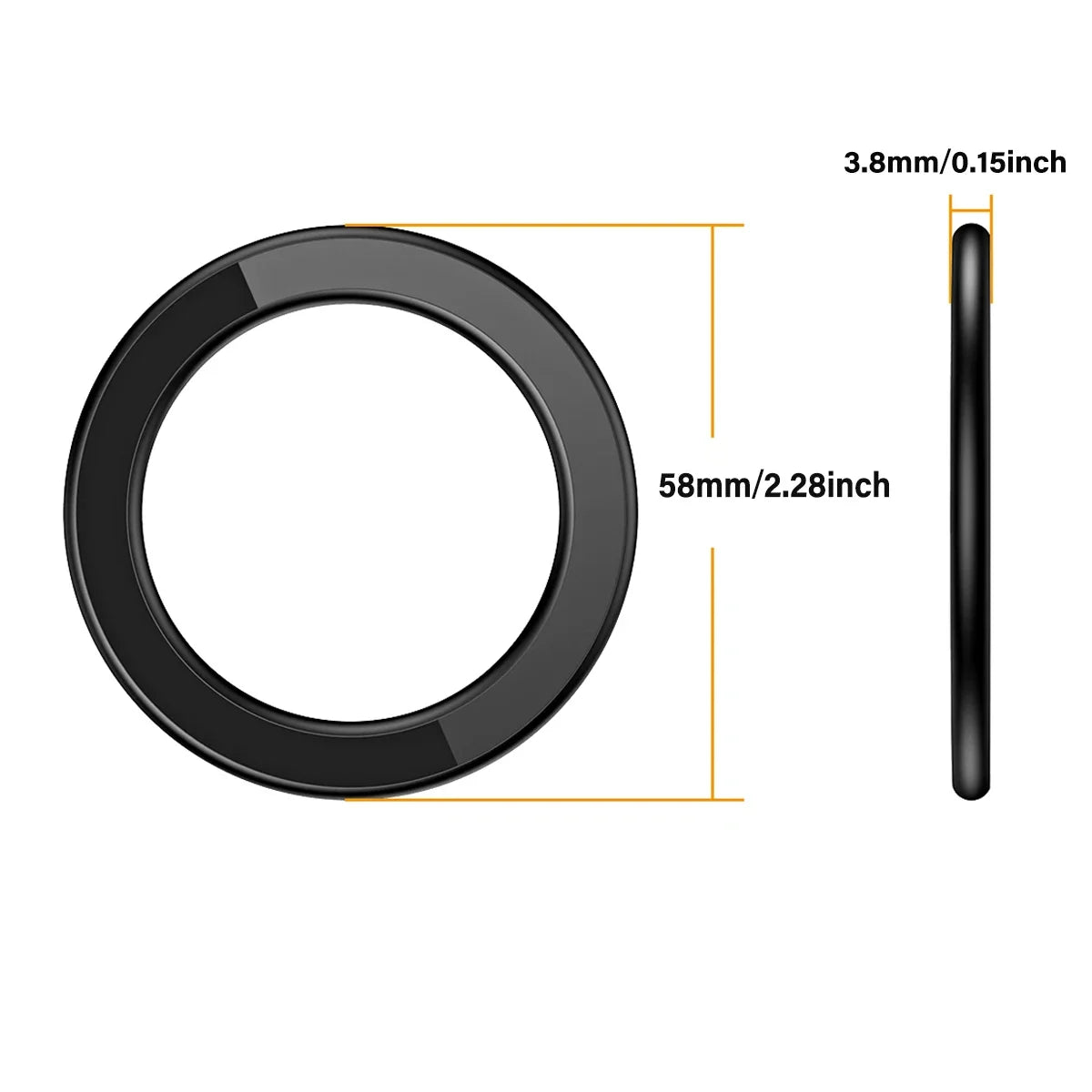 Magnetic Ring Holder For iPhone 15 14 13 12 Pro/Plus Wall Mobile Phone Magnet Stand in Car Cell Phone Metal Bracket Magnet Mount