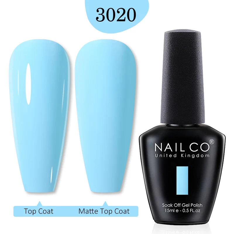 NAILCO Red Colors Series 15ML Nail Gel Polish Nail Supplies Semi Permanent For Nail Art Manicure Soak Off LED UV Hybrid Varnish - Tasawoq