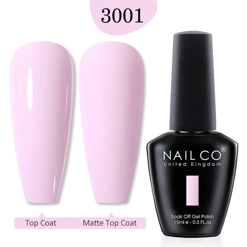 NAILCO Red Colors Series 15ML Nail Gel Polish Nail Supplies Semi Permanent For Nail Art Manicure Soak Off LED UV Hybrid Varnish - Tasawoq