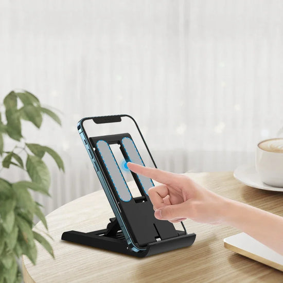 Desktop Phone Holder Stand Foldable Portable Tablet Stand Desk Lazy Bracket For iPhone 13 Pro iPad Mobile Phone Tablet below 12