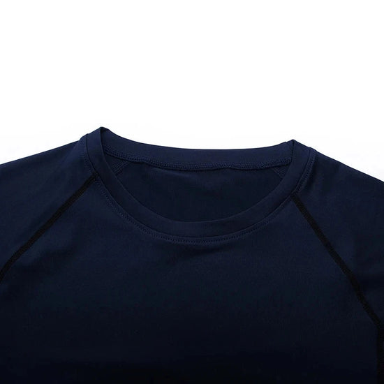 Summer Compression Sweatshirt Short Sleeve Men's Fitness T-Shirt Running Quick-Dry Top Gym Workout Bodybuilding T-Shirt S-3XL - Tasawoq