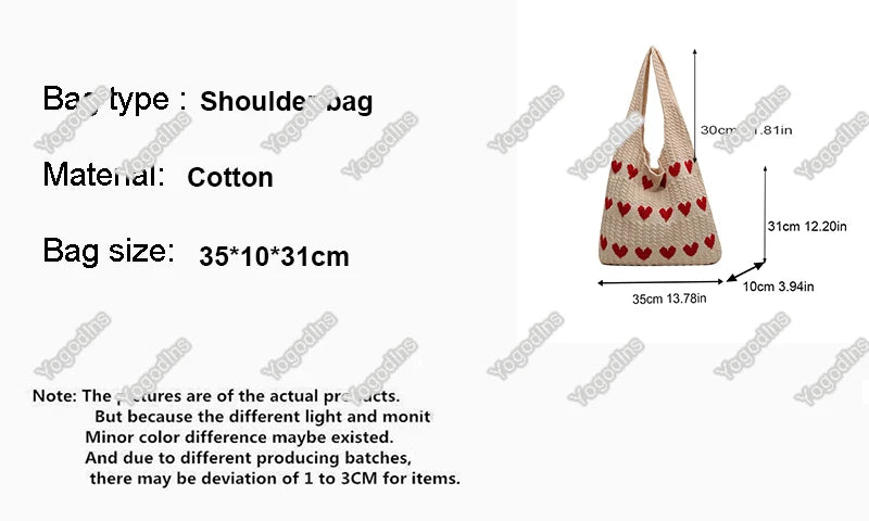 Summer Casual Woven Designer Knitted Handbags Female Shopper Totes Large Capacity Women's Shoulder Bag - Tasawoq