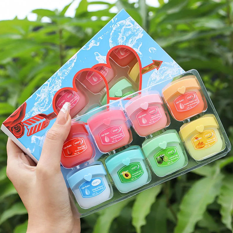 New 4/6/8pcs Moisturizing Lip Balm Sets Lipstick Makeup Natural Plant Base Moisturizer Lip Balm Anti-Cracking Lips Skin Care - Tasawoq