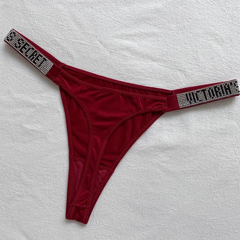 2024 New Women'S Underwear, Smooth Low-Waisted Sexy Women'S Thong, Attractive, Breathable, Shiny, Sexy And Comfortable In One - Tasawoq