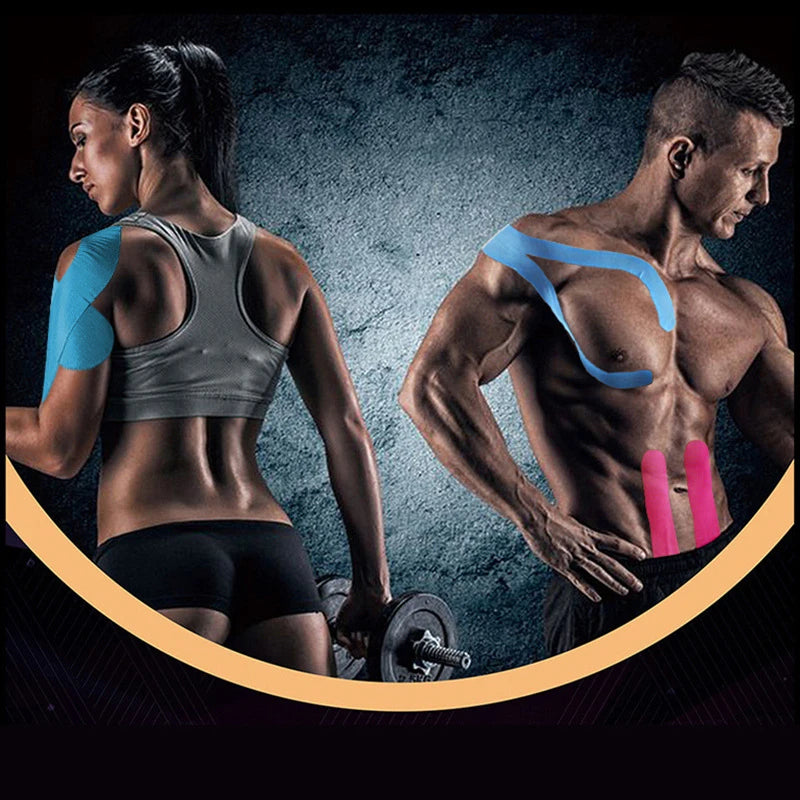 Waterproof Kinesiology Tape for Sports and Muscle Support – 5m Roll - Tasawoq