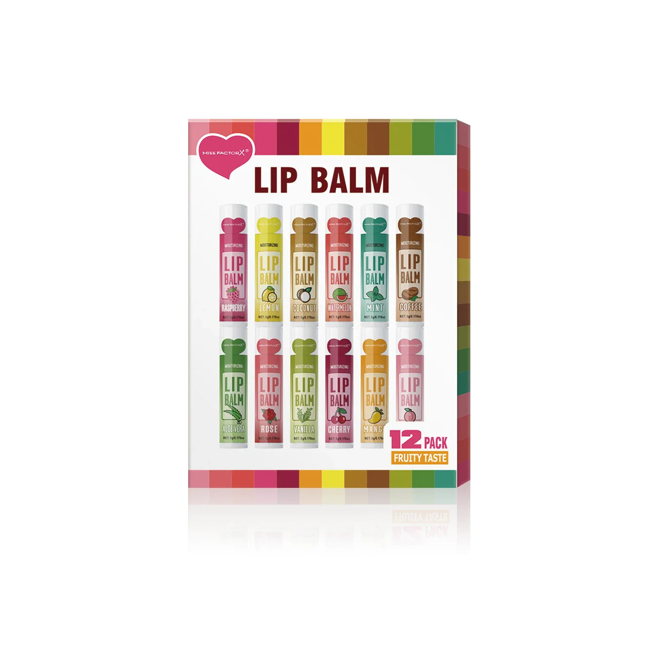 12 PCS/gift lip balm set 5g Deep Moisturizing and long-lasting moisturizing exfoliating to create hydrated lips - Tasawoq