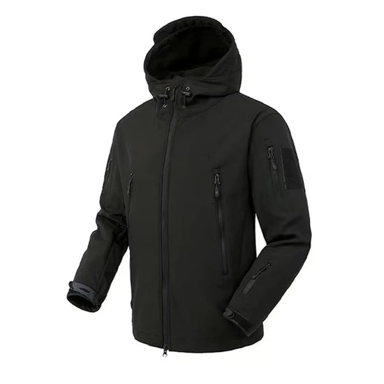 Men's Autumn Winter SoftShell Fleece Waterproof Jackets Male Hood Coats Fishing Hiking Camping Climbing Skiing Pants Trousers - Tasawoq
