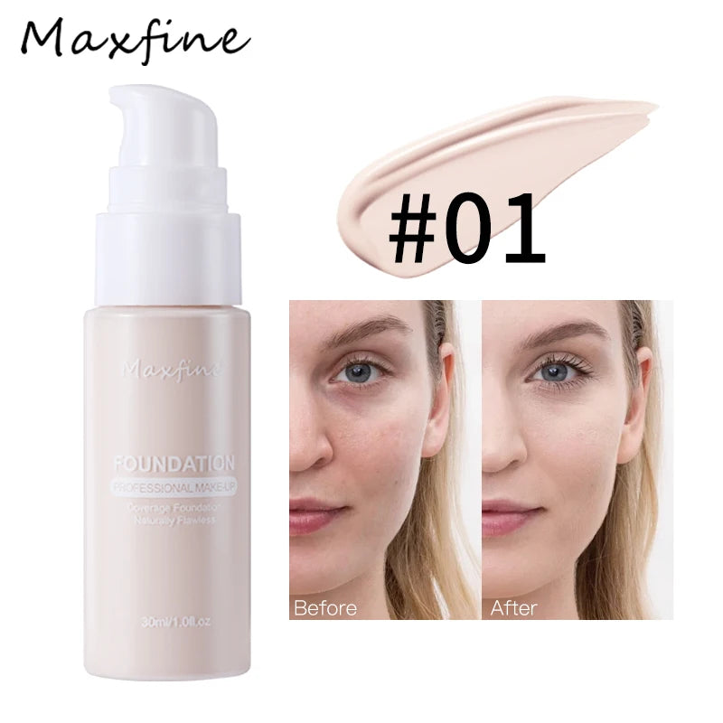 12-color liquid foundation, unparalleled wrinkle relieving and full coverage of high-definition liquid foundation, has a nourish - Tasawoq