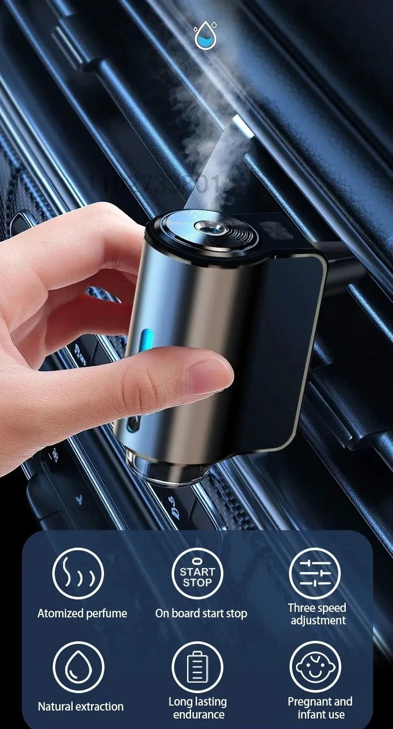 Car Aroma Diffuser Smart Car Air Fresheners Electric Vent Aromatherapy Diffuser Automatic Deodorizer Auto Interior Accessories