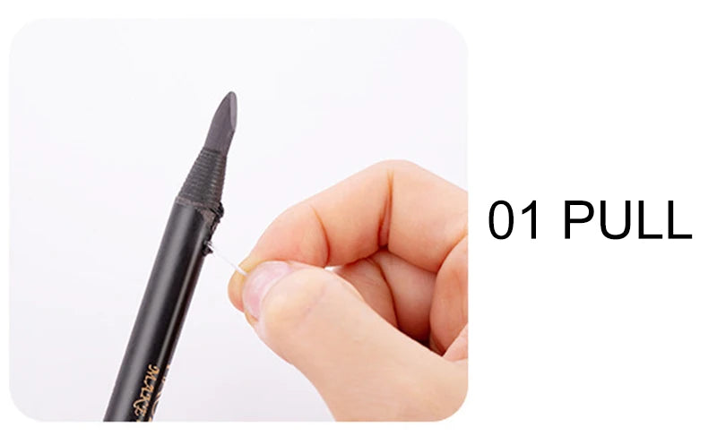 1PC Eyebrow Pencil Waterproof Microblading Eyebrow Pen Tint Tattoo Eyebrows Makeup 6 Colors Natural Long Lasting Eye Brow Pencil - Tasawoq
