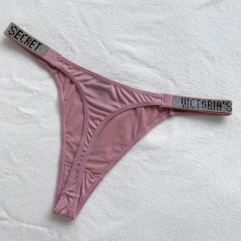 2024 New Women'S Underwear, Smooth Low-Waisted Sexy Women'S Thong, Attractive, Breathable, Shiny, Sexy And Comfortable In One - Tasawoq