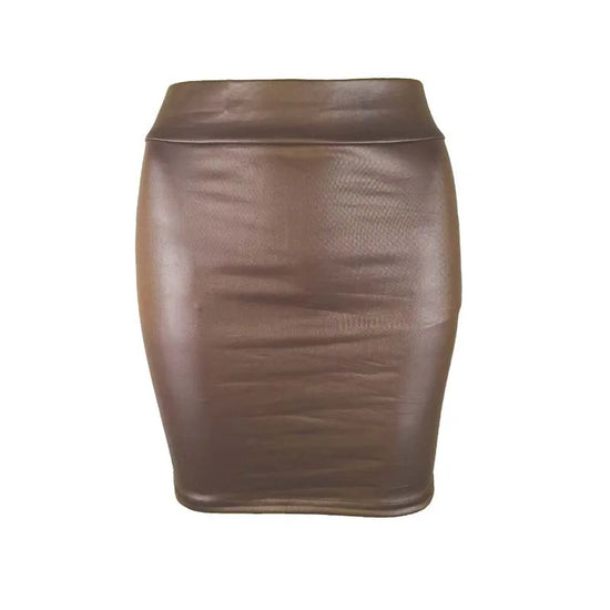 Women Summer Mini Skirts High-waist Slim Fittness Hip Pencil Skirts Vintage Bodycon Skirt Sexy Clubwear Ladies Office Clothing - Tasawoq