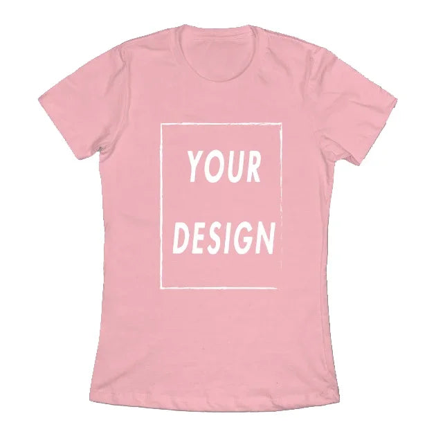 UE Size Custom Team T-shirt for Women, Add Your Own Design in Front and Back, Print and Text, High-quality T-shirt for Men - Tasawoq