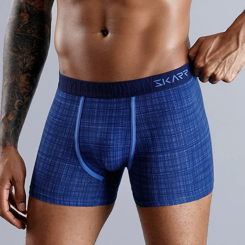 Cotton Print Boxers For Man Underwear Mens Boxer Shorts And Underpants Sexy Men's Panties Plus Size Calecon Homme Brands - Tasawoq