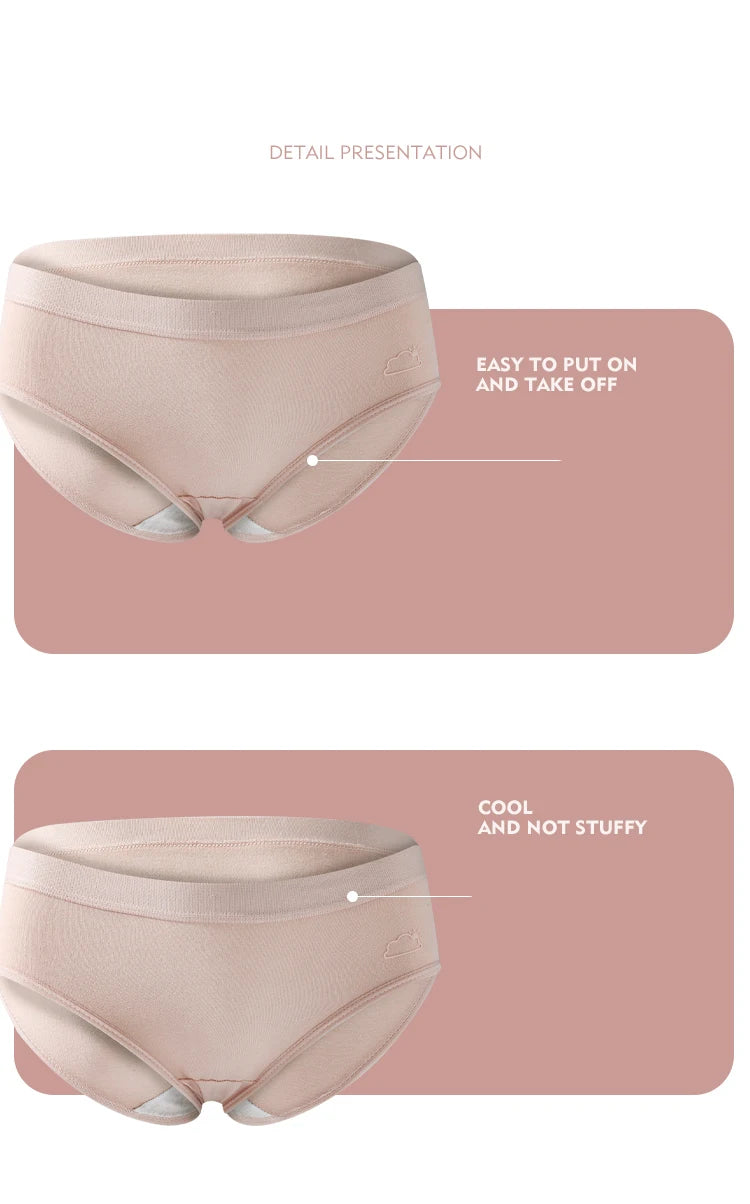 7Pcs Week Pants Cotton Women Panties Breathable Solid Underwear Cute Girls Briefs Soft Underpants Sexy Low Waist Female Lingerie - Tasawoq