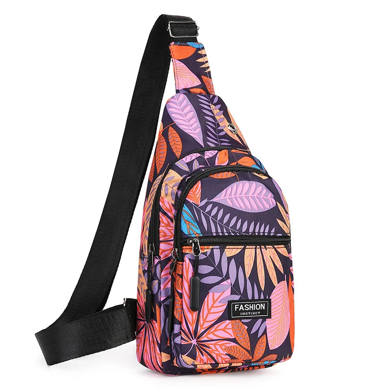 Breast Bag, Trendy And Versatile For Women, Large Capacity Single Shoulder Crossbody Bag, Outdoor Leisure And Simple Backpac - Tasawoq