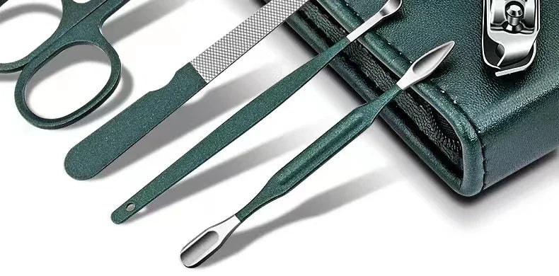 Nail Scissors Set Household High End Mens And Womens Special Nail Clippers Manicure Beauty Tools 6 Piece Portable Household - Tasawoq