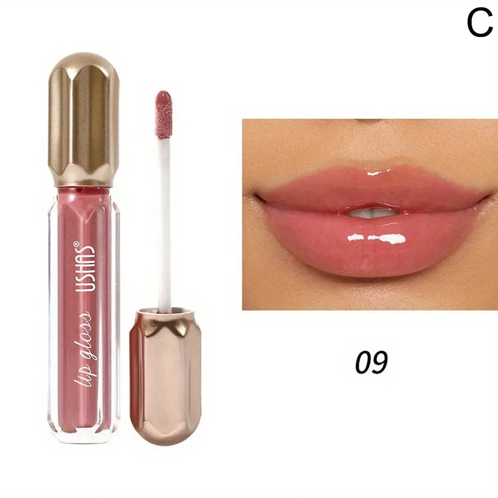 Mirror Pearl Lip Gloss Waterproof Long Lasting Moisturizing Lipstick Shine Glitter Lip Gloss Women Makeup Cosmetic - Tasawoq