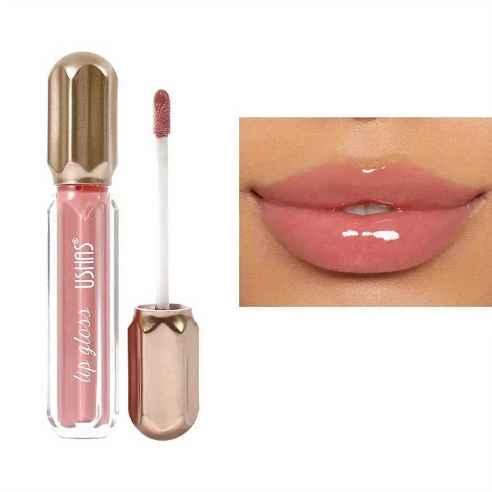 Mirror Pearl Lip Gloss Waterproof Long Lasting Moisturizing Lipstick Shine Glitter Lip Gloss Women Makeup Cosmetic - Tasawoq