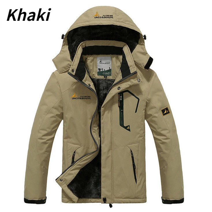 Winter Parka Men Windbreak Plus Thick Warm Windproof Fur Coats Male Military Hooded Anorak Jackets Men's Winter Jackets - Tasawoq