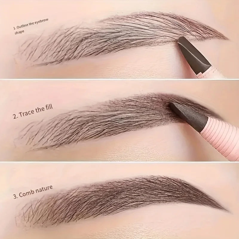 Tear Off Pull Line Eyebrow Pencil, Not Sharpen Need Eyebrow Pencil, Natural Color Rendering, Sweat Proof And Smudge Proof Eyebro - Tasawoq